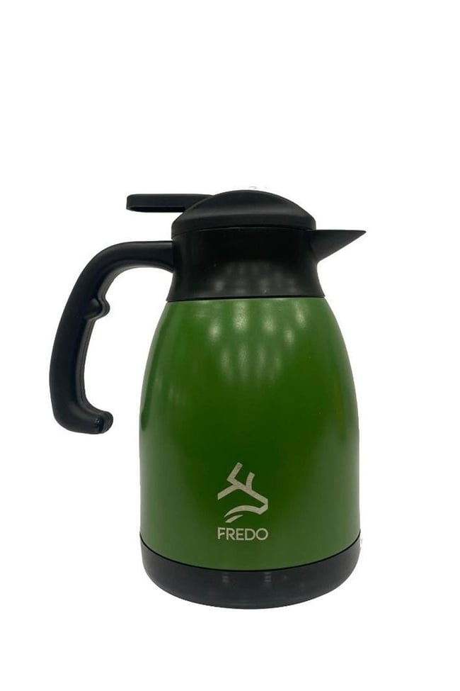 Fredo Big Therm 1.5L Çelik Termos Koyu Mat Yeşil