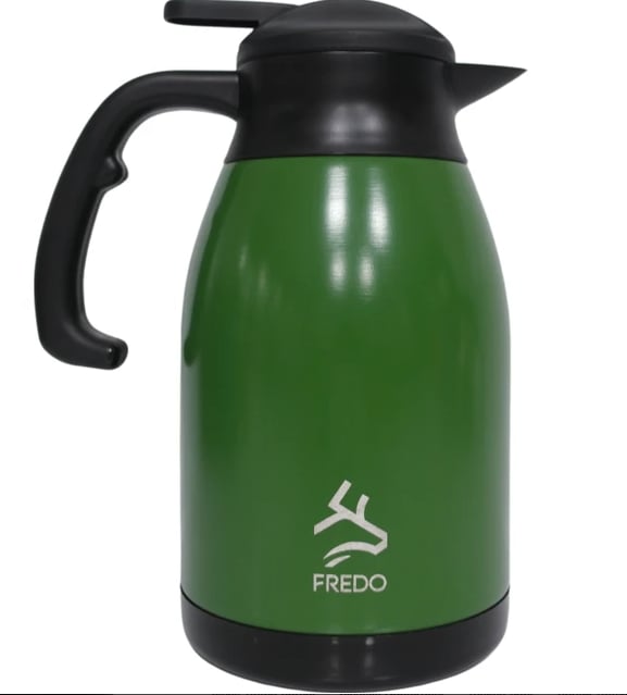 Fredo Big Therm 2L Çelik Termos Koyu Mat Yeşil