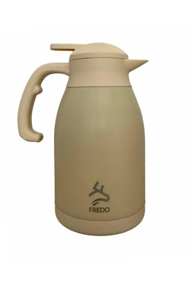 Fredo Big Therm 2L Çelik Termos Mat Bej