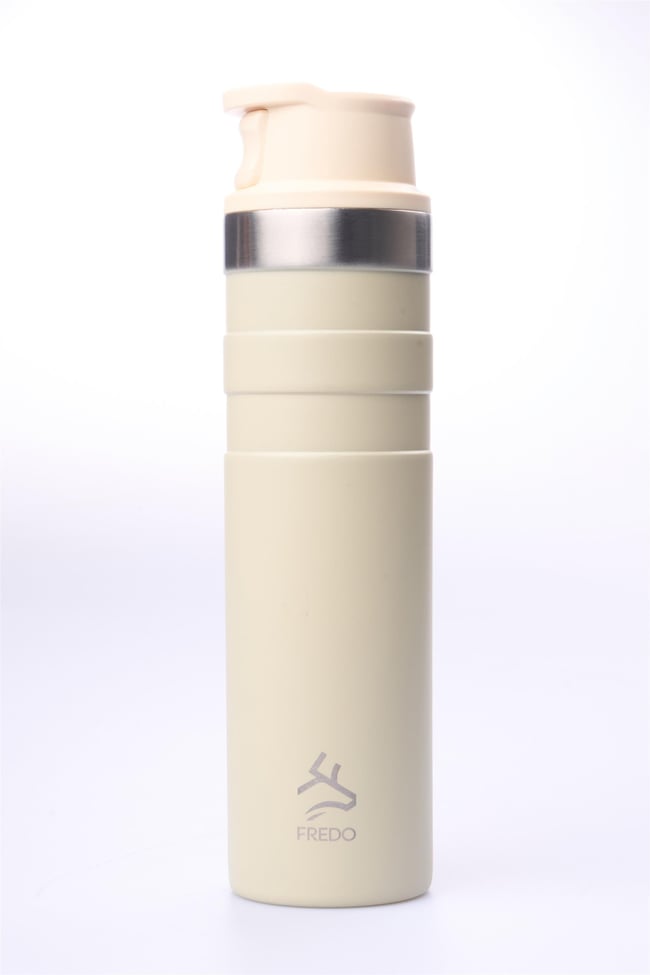 Fredo Comfort Therm 600Cc Çelik Termos Mat Bej