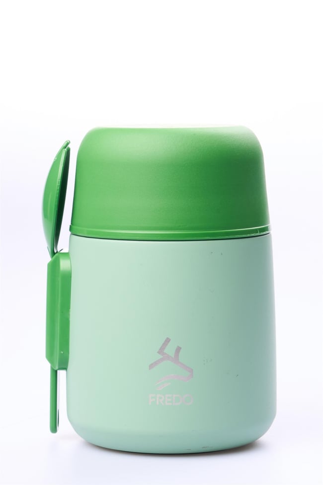 Fredo Duo Dine 500Ml Çelik Termos Mat Mint Yeşili