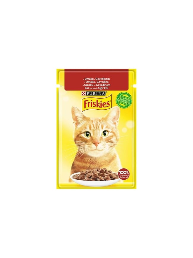 FRISKES 85 GR KEDI MAMASI SIGIR ETLI POUCH