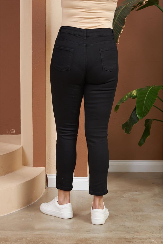 Gölbaşı 1492 Siyah 001 Kadın Kot Pantolon