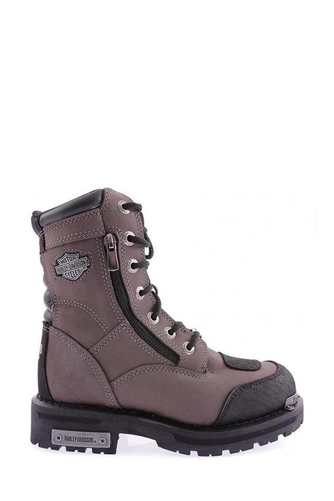 Harley Davıdson Rıddıck Grey Nubuk Bot
