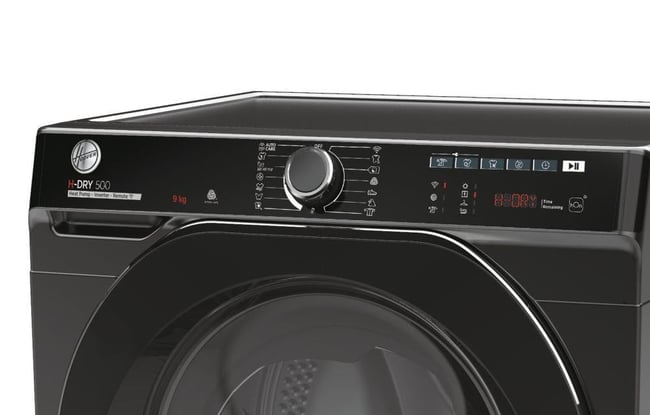 HOOVER H-DRY 500 NDPEH9A3TCBERXSS Solo, Isı Pompalı, 9 Kg, Sınıf C, Antrasit, Wi-Fi + BLE Kurutma Makinesi