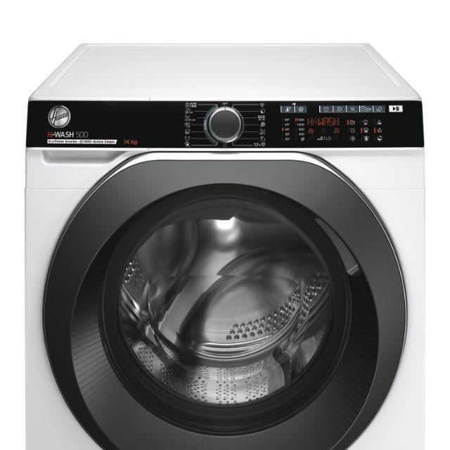 HOOVER H-WASH 500 HWP 414AMBC/1-17 A Enerji, 14 kg Kapasite, 1400 dev/dak., Eco-Power Inverter motor, hOn ( Wi-Fi + Bluetooth)