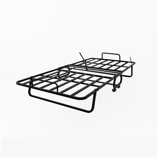 Iron Katlanır Yatak ve Karyola | 80x190 cm Katlanabilir Somya ve Yatak Tek Kişilik Katlanır Yatak
