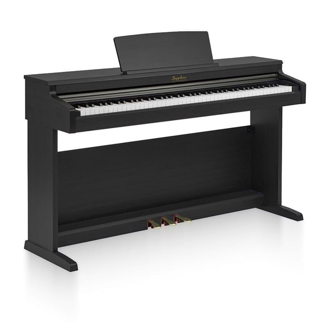 Jwin Sapphire SDP-380 Çekiç Aksiyonlu 88 Tuşlu Dijital Piyano + Tabure - Siyah