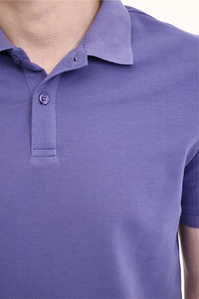 Kınetıx 5M Mb Pam 12Sn328 5Fx Mor Erkek Kısa Kollu Polo T-Shırt