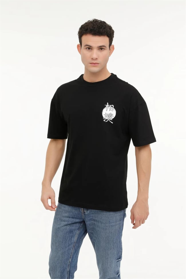 Kınetıx A10157239508010 4M Ml Radon 11Es-Slg-105 4Fx Siyah Erkek T-Shirt