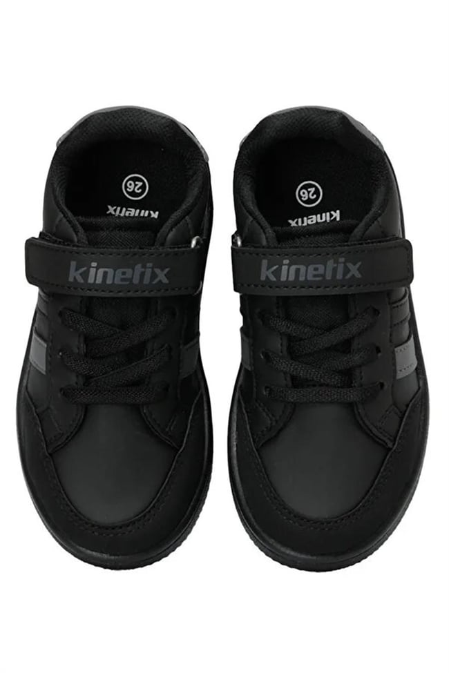 Kinetix Malıbu Pu Boy 3Pr Siyah K Gri Patik Erkek Çocuk Sneaker Ayakkabı