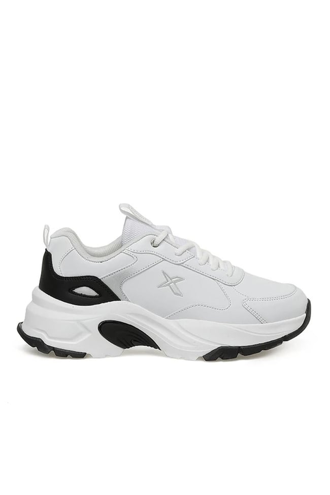 Kinetix Valerıa Pu W 3Pr Beyaz Siyah Gum Kadın Sneaker Ayakkabı