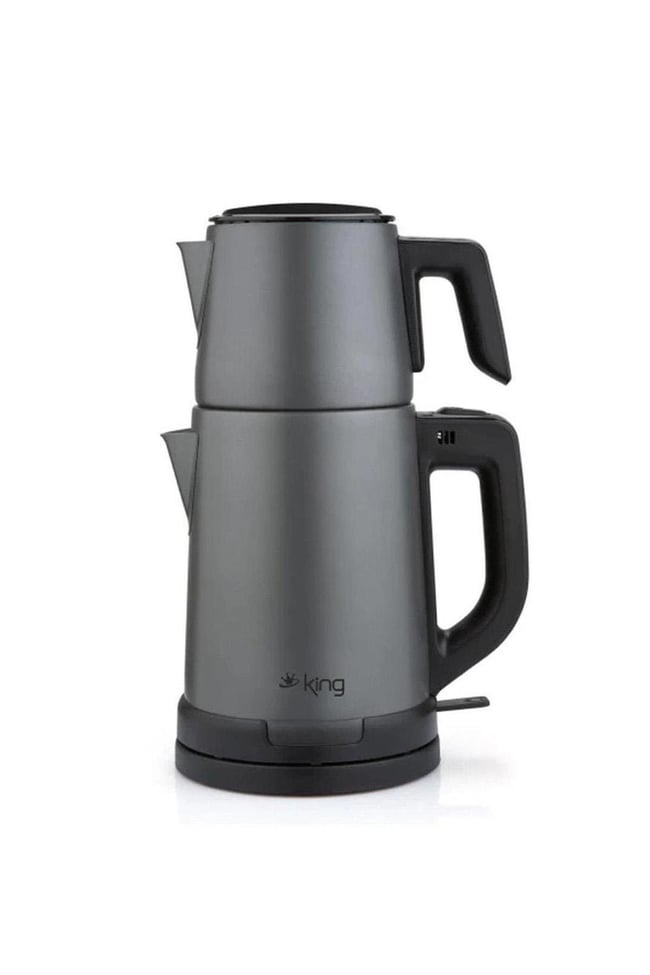 King KCM331 Tea Pro Inox Çay Makinesi Antrasit