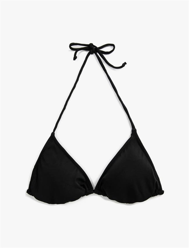 Koton Y23 3Sak10001Bm Sıyah 999 Kadın Elastan Swımwear Bıkını Ust