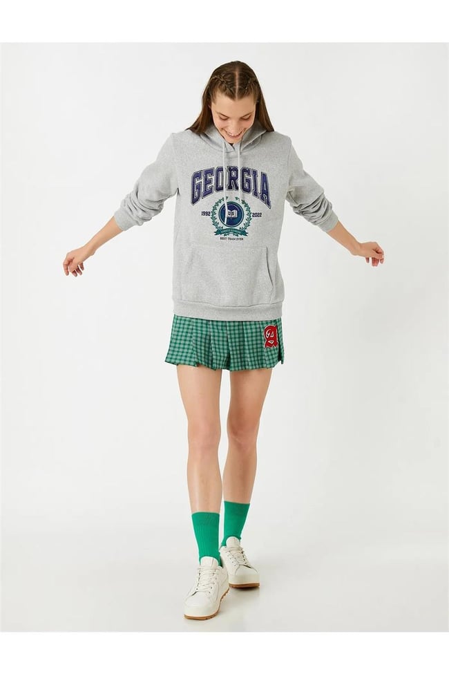 KOTON 3WAL10038IK GRM Gri MELANJ Genç KIZ Sweatshirt