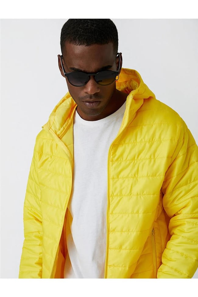Koton 3Wam20155Hw Sari 161 Erkek Polyester Outerwear Ceket