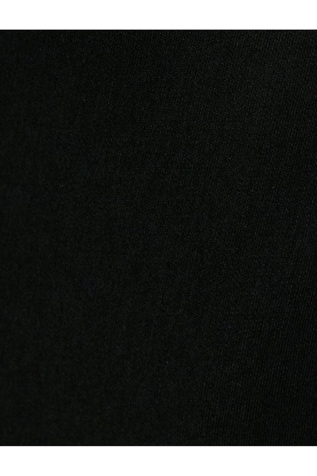 Koton 4Sak80001Uw 999 Siyah Kadın Dokuma Polyester Elbise