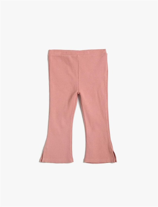 Koton 4Wmg40111Ak 274 Pembe Kız Bebek Pamuk Jersey Tayt