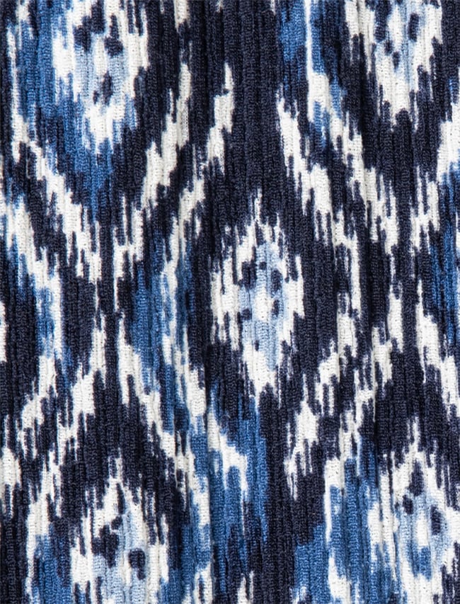 Koton 5Sal40012Ik 6D0 Mavı Desenlı Genc Kız Elastan Jersey Pantolon