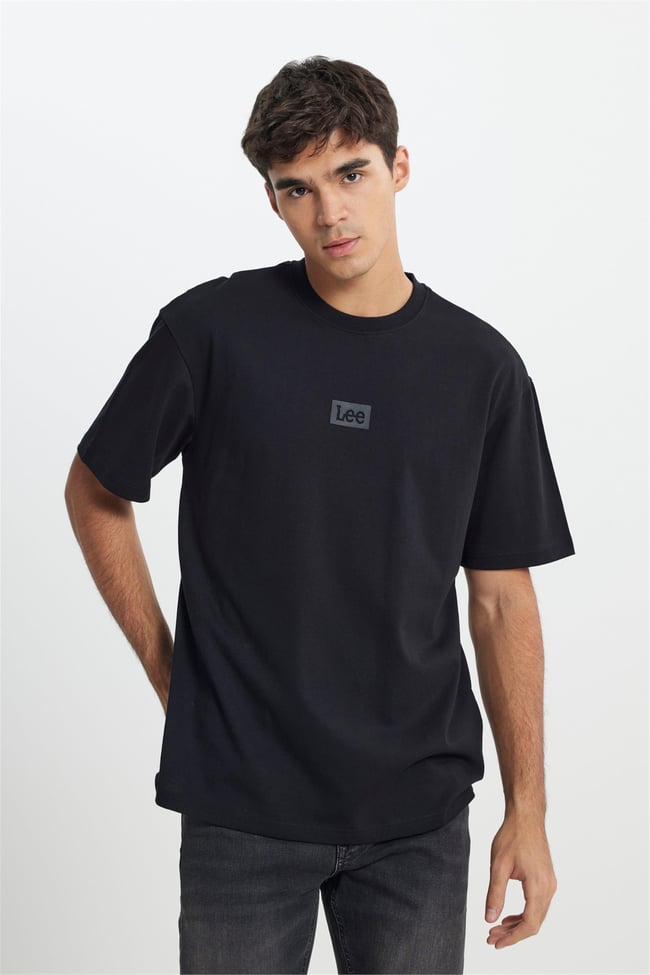 Lee L222001 001 Black Erkek T-Shırt