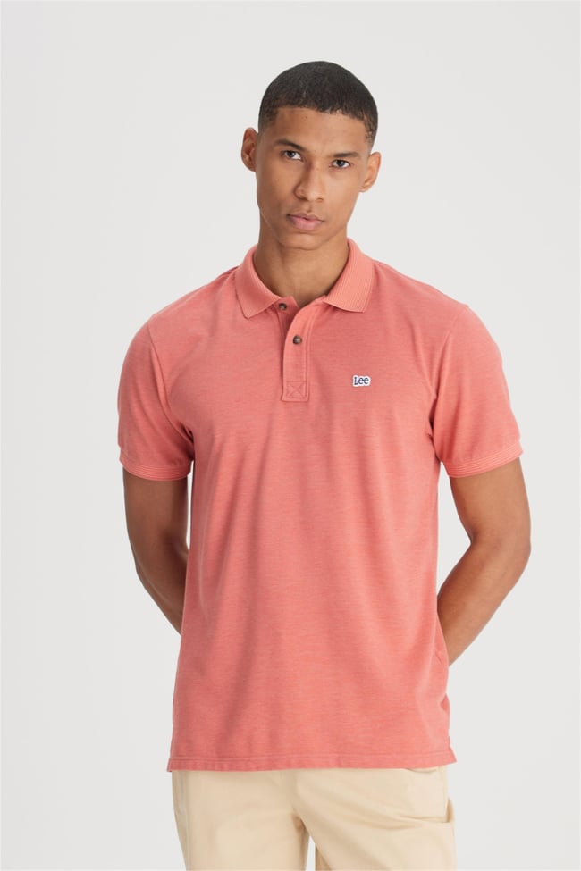 Lee L231369 512 Çoral Erkek Regular Fit Polo Yaka T-Shirt