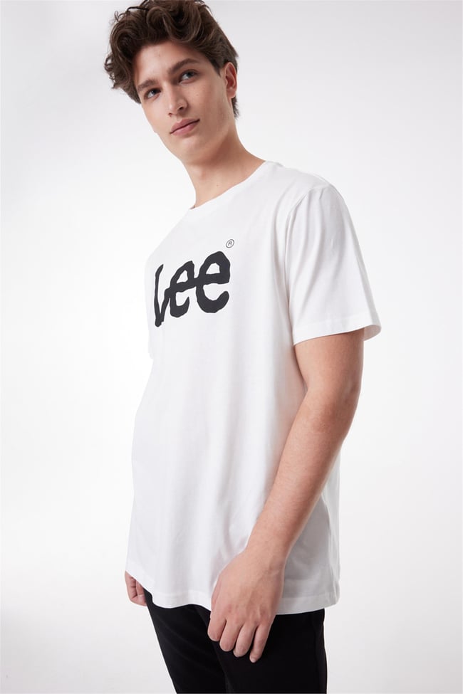 Lee L65QAI12 Beyaz Erkek T-shirt