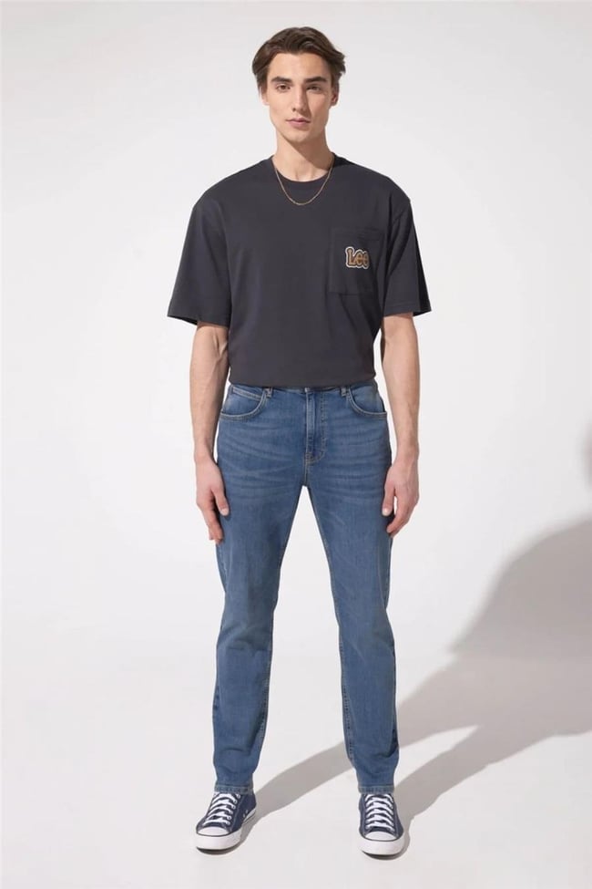 Lee L733007Xt Orta Mavi Erkek Austın Denim Jean Pantolon