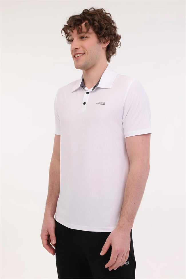 Lumberjack 5M Ml Hope 12Itl401 5Fx Beyaz Erkek Kısa Kollu Polo T-Shırt