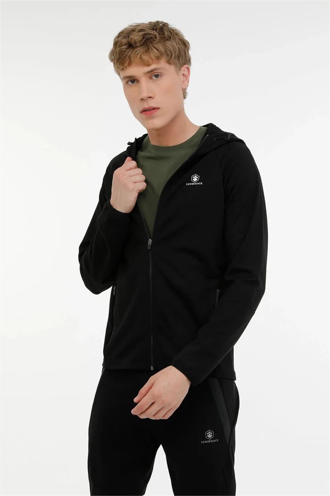Lumberjack A10149748308010 4M M-Smr Basic T.Suıt 4Fx Siyah Erkek Eşofman Takım