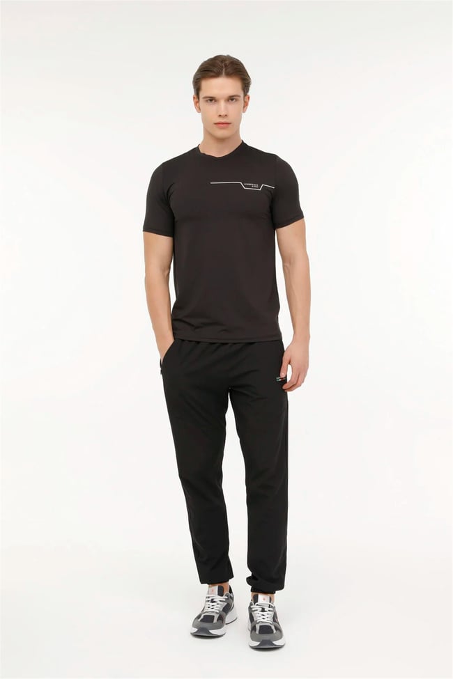 Lumberjack A10157073908010 4M Ml Renato 11Itl1019 4Fx Siyah Erkek T-Shirt