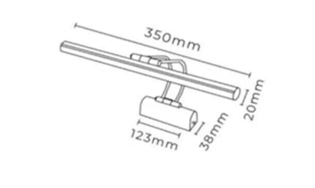 Lumexx Flüt 35 Cm Ledli Siyah Aplik