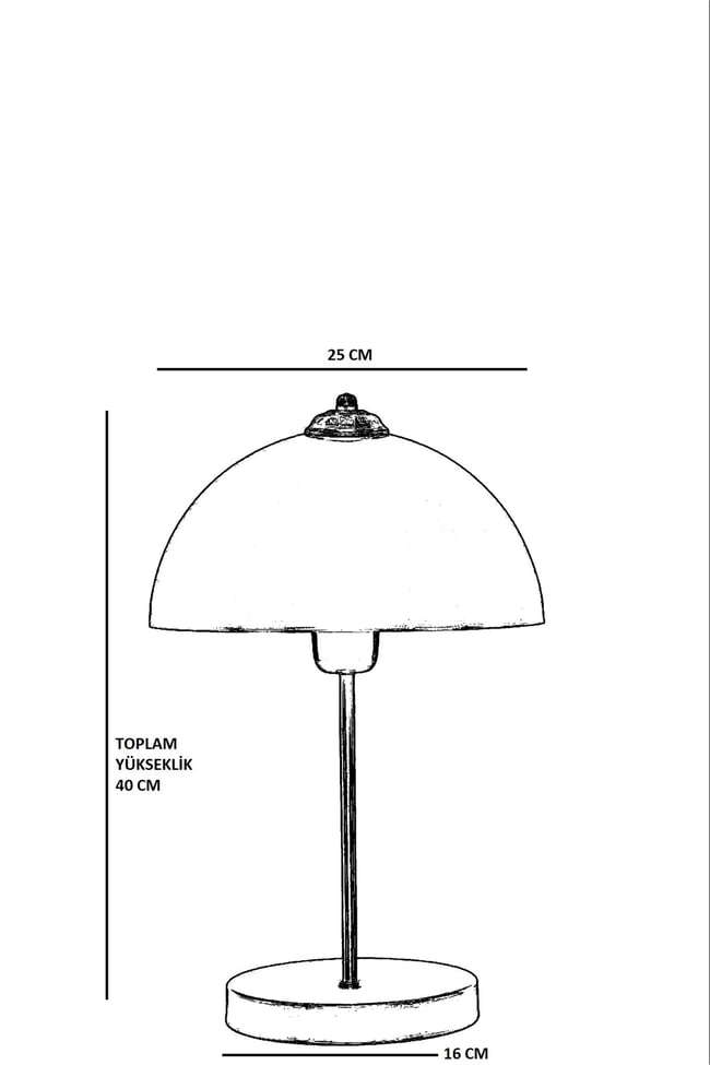 Lumexx Lungo Eskitme Ufo Başlıklı Masa Lambası