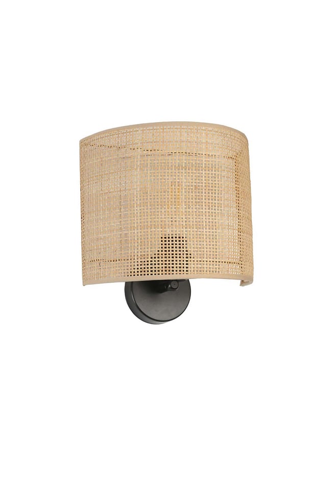 Lumexx Örgülü Rattan Abajurlu Oval Aplik