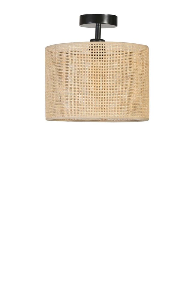 Lumexx Örgülü Rattan Abajurlu Plafonyer Avize
