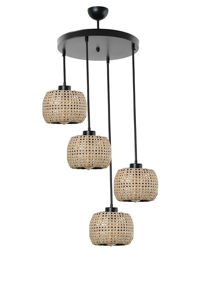 Lumexx Tıger 4 Lü Tepsili Rattan Sarkıt