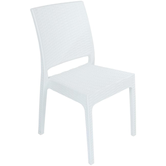 Mandella Elit Rattan Sandalye (4 adet) BEYAZ