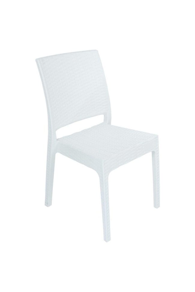 Mandella Elit Rattan Sandalye Beyaz