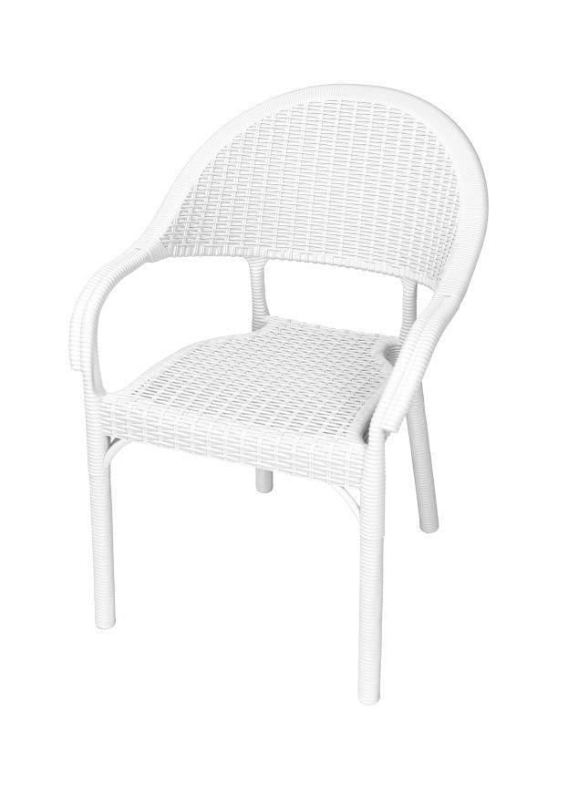 Mandella Eylül Rattan Koltuk (2 adet) Beyaz