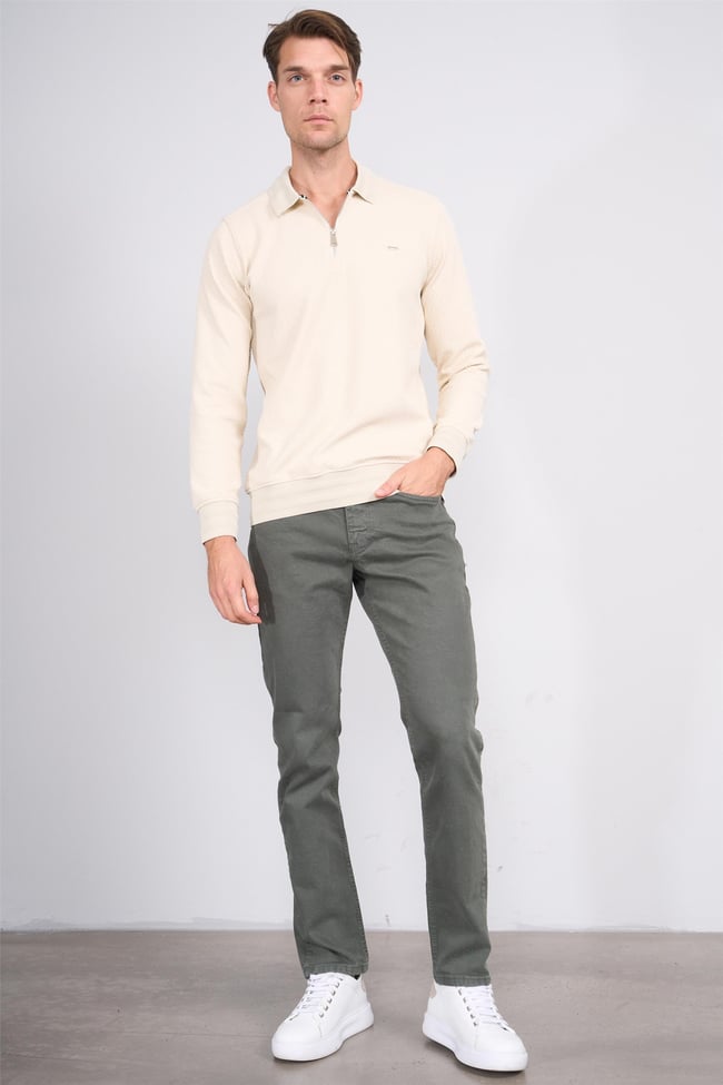 Mareteks 4412-C19-Texas Hakı P.B. Erkek Denım Pantolon