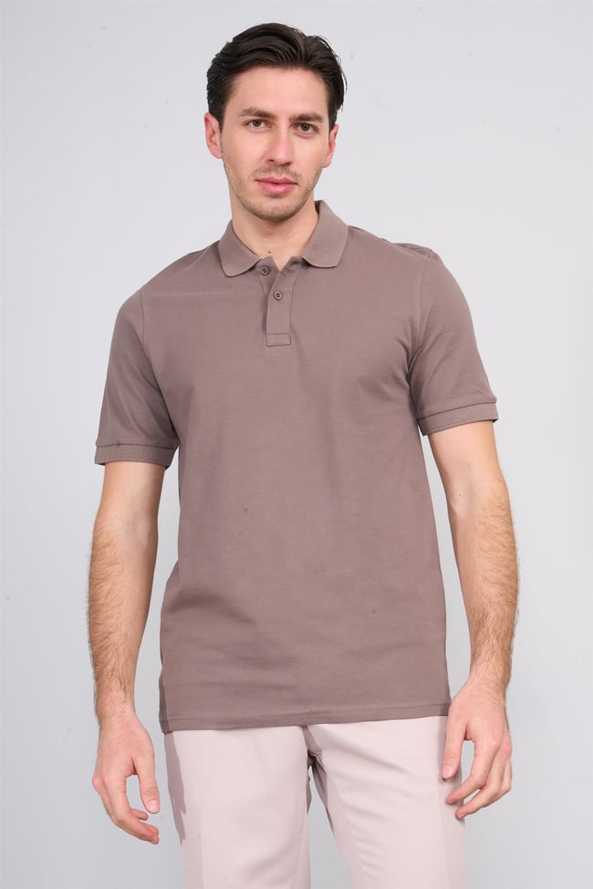 Mareteks 6615 Js Vızon Erkek Polo Jakar Yaka 24/1 Pıke T-Shırt