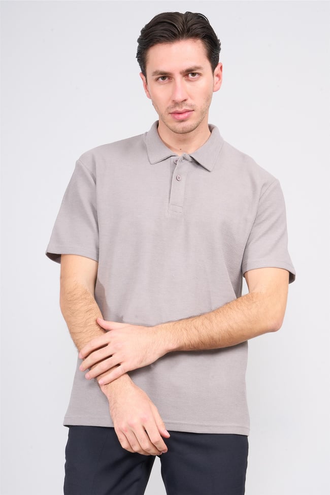 Mareteks 6619 Js Kul Erkek Polo Yaka Lakınt T-Shırt