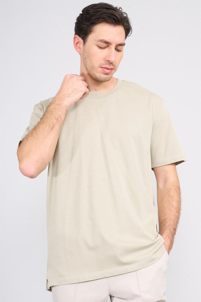 Mareteks 6621 Js Tas Erkek 0 Yaka 30/2 Relax T Shırt