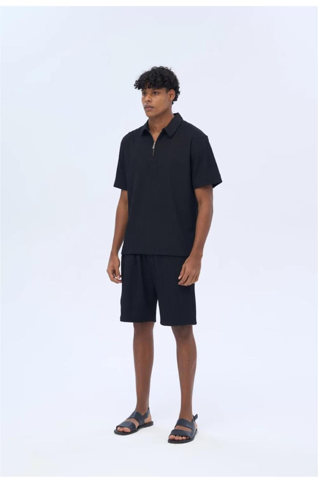 Massımo 6518 Sıyah Erkek T-Shırt