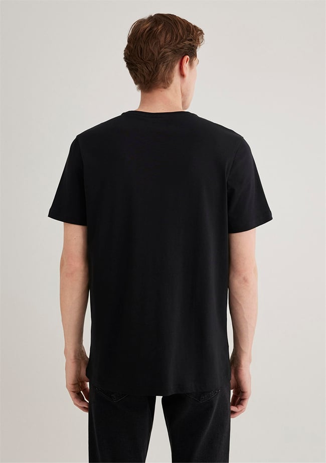 Mavi 065574-900 Erkek T-Shirt Siyah