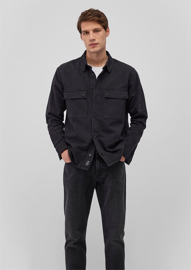 Mavi K25 M0210774-85822 Logan Regular Black Utility Jean Gömlek