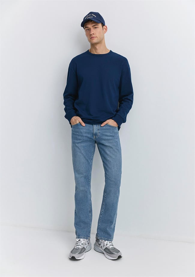 Mavı M0020289268 Hunter Dusty Shaded Urban Comfort Erkek Regular Denım Pantolon