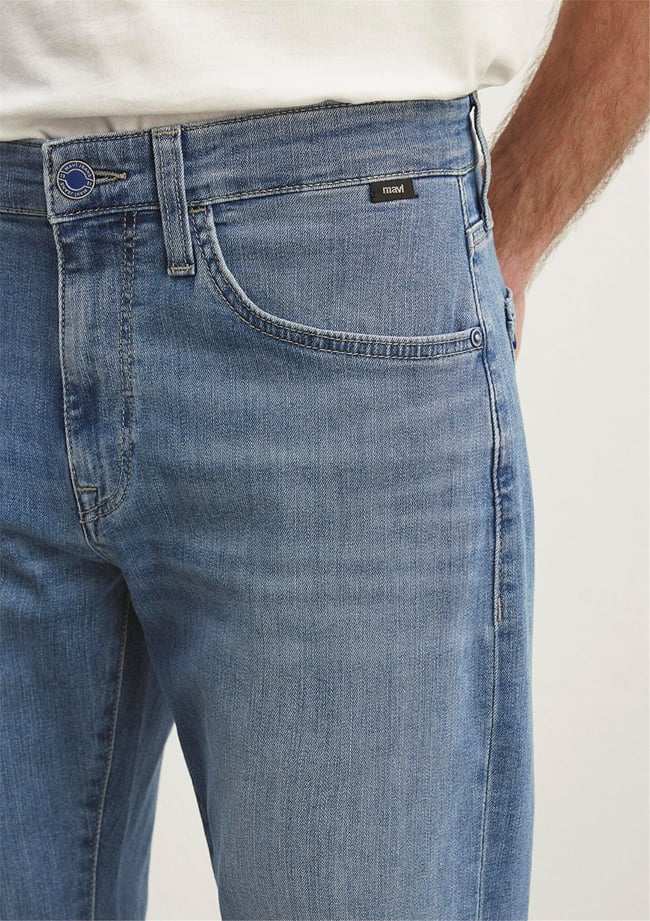 Mavi M0035183710 Marcus Lt Premium Blue Erkek Slim Straight Denim Pantolon
