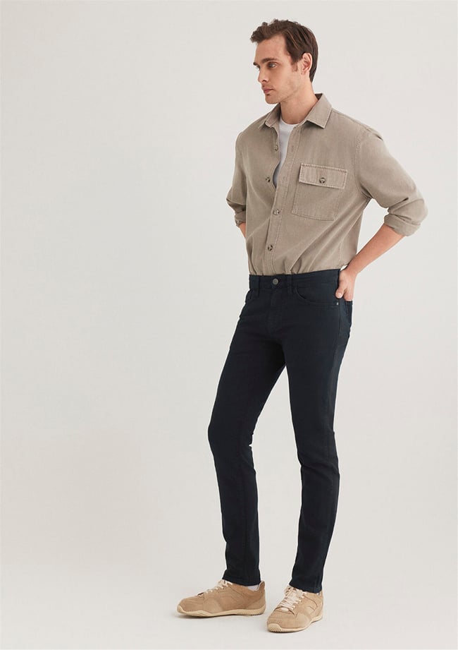 Mavi M0042285237 Jake Collegıate Comfort Erkek Slim Straight Renkli Denim Pantolon