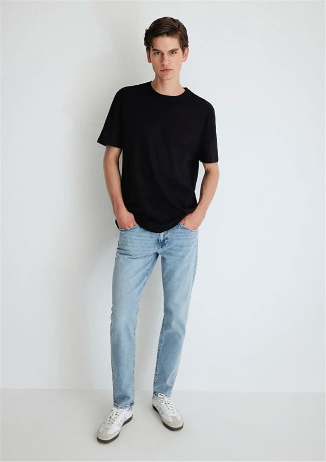 Mavı M0042286799 Jake Dusty Bleach Classıc Denım Erkek Skınny Denım Pantolon