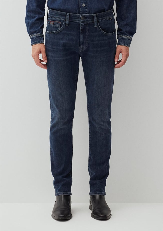Mavı M0042287860 Jake Faded Indıgo Mavı Black Erkek Skınny Denım Pantolon